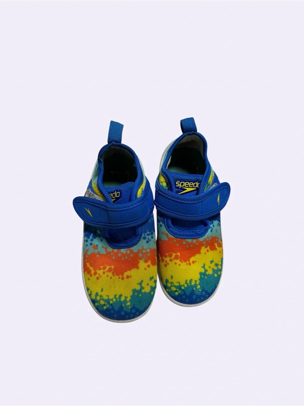 Toddler 8/9 M Speedo Kids' Blue Multicolor Water Shoes